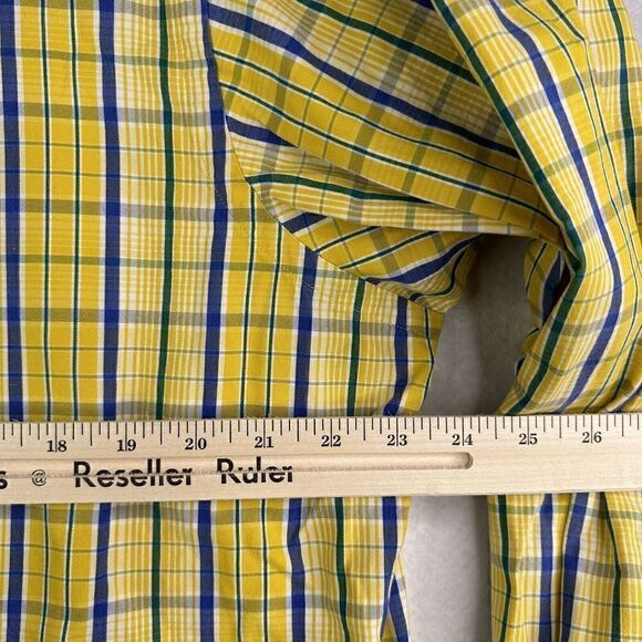 Polo By Ralph Lauren Estate Sport Men’s Size Large Yellow Green Button Shirt - Picture 8 of 10
